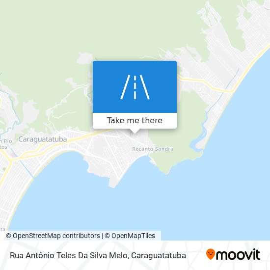 Mapa Rua Antônio Teles Da Silva Melo