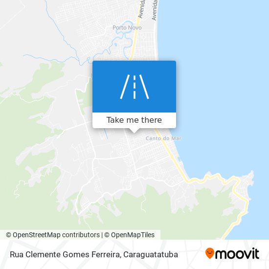 Mapa Rua Clemente Gomes Ferreira