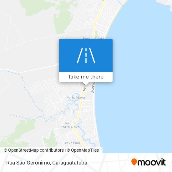 Mapa Rua São Gerónimo