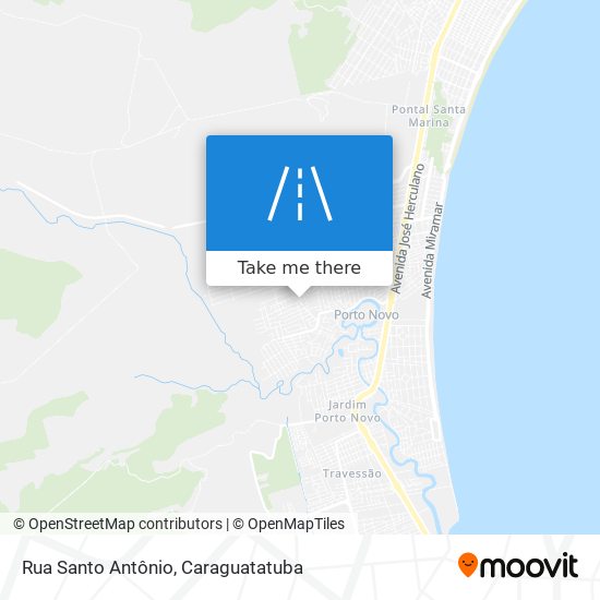 Mapa Rua Santo Antônio