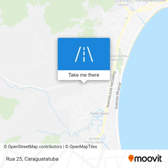Rua 25 map