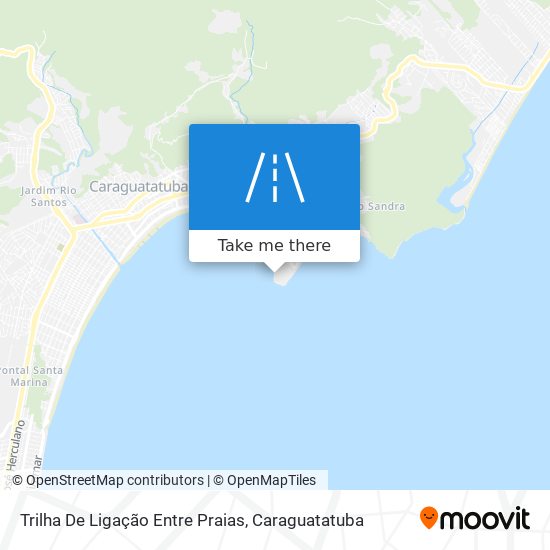 Mapa Trilha De Ligação Entre Praias