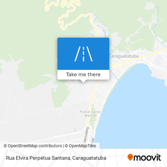 Mapa Rua Elvira Perpétua Santana