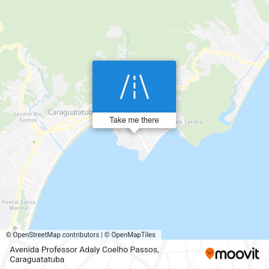 Avenida Professor Adaly Coelho Passos map
