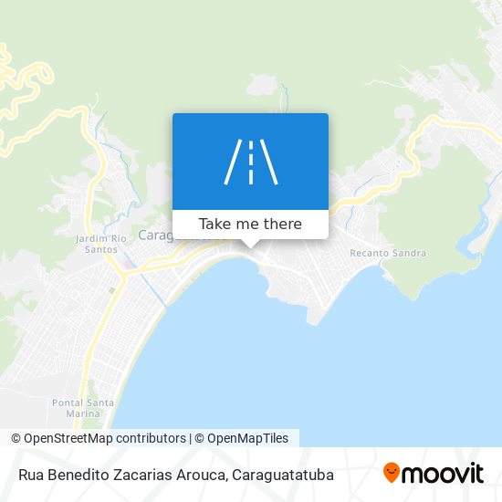 Mapa Rua Benedito Zacarias Arouca