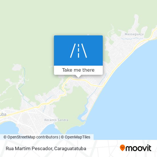 Mapa Rua Martim Pescador