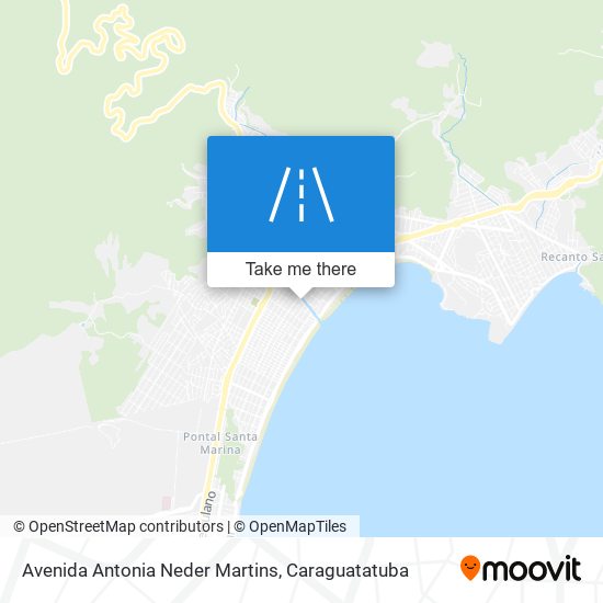 Mapa Avenida Antonia Neder Martins