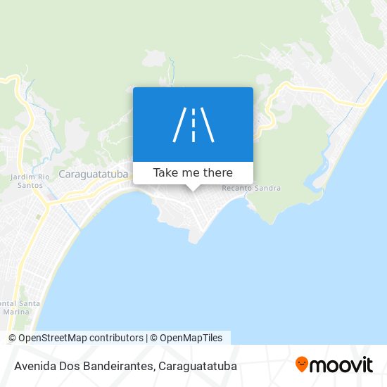 Mapa Avenida Dos Bandeirantes