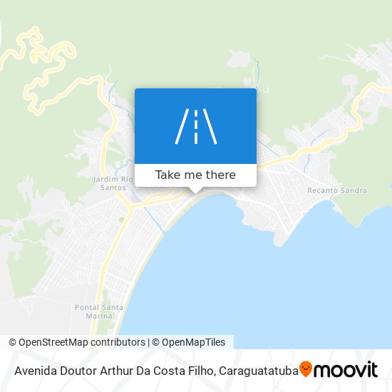Mapa Avenida Doutor Arthur Da Costa Filho