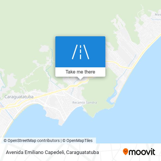 Mapa Avenida Emiliano Capedeli