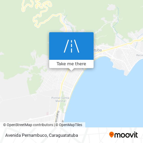 Mapa Avenida Pernambuco