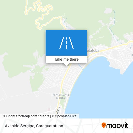 Mapa Avenida Sergipe