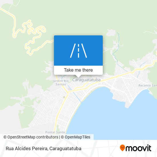 Mapa Rua Alcides Pereira