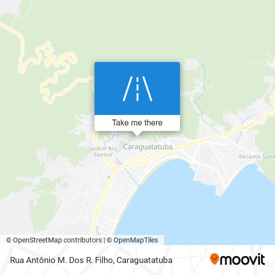 Mapa Rua Antônio M. Dos R. Filho