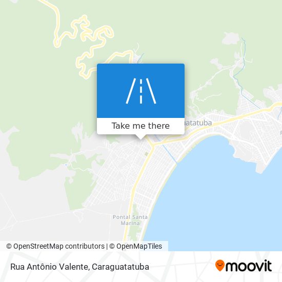 Mapa Rua Antônio Valente