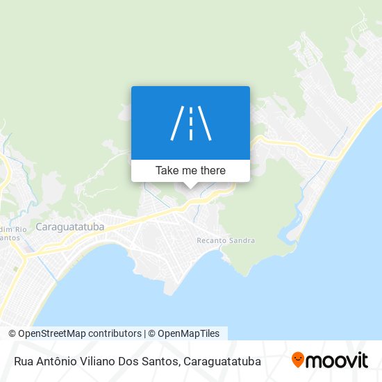 Mapa Rua Antônio Viliano Dos Santos