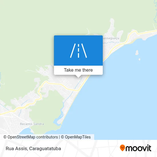 Rua Assis map