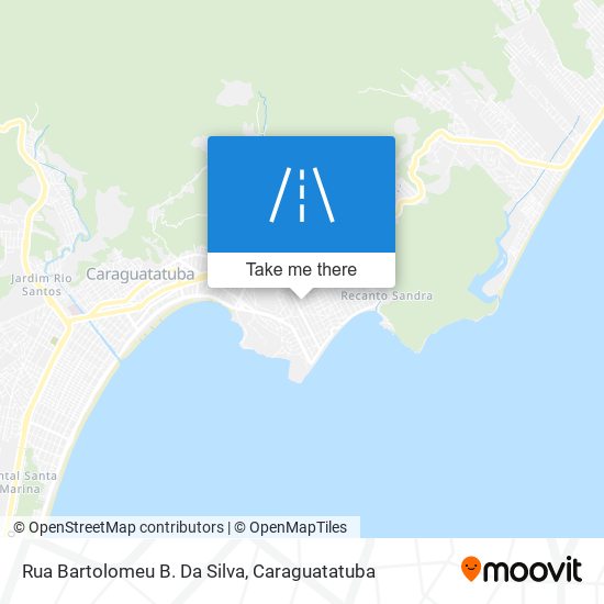 Mapa Rua Bartolomeu B. Da Silva