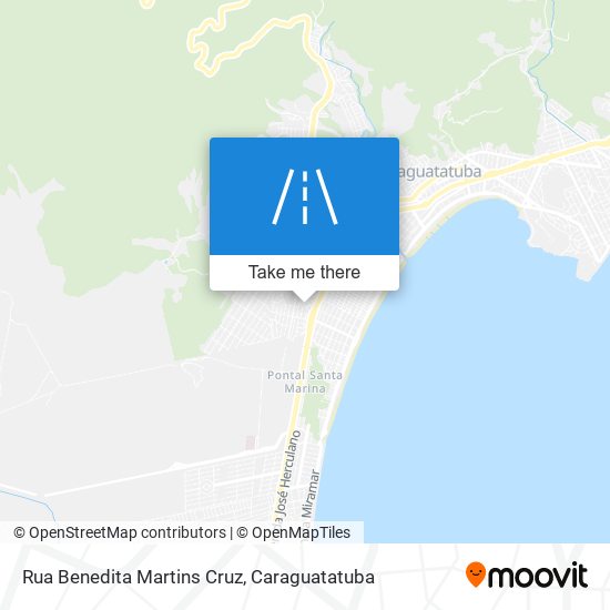 Mapa Rua Benedita Martins Cruz