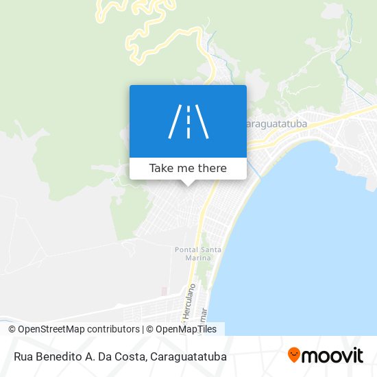 Mapa Rua Benedito A. Da Costa