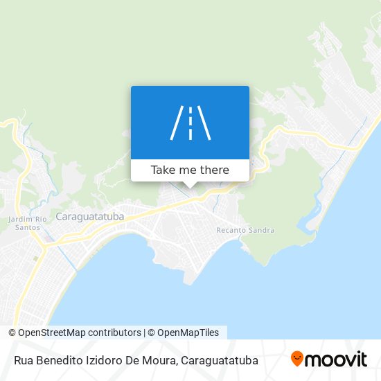 Mapa Rua Benedito Izidoro De Moura