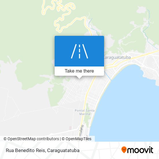 Mapa Rua Benedito Reis