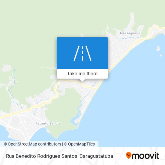 Mapa Rua Benedito Rodrigues Santos