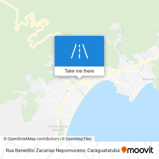Rua Benedito Zacarias Nepomuceno map