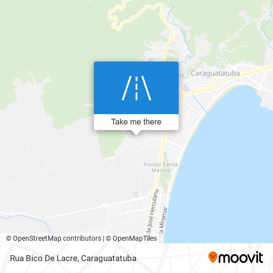 Mapa Rua Bico De Lacre