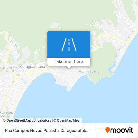 Rua Campos Novos Paulista map