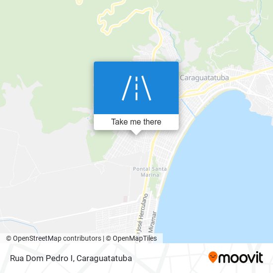 Mapa Rua Dom Pedro I