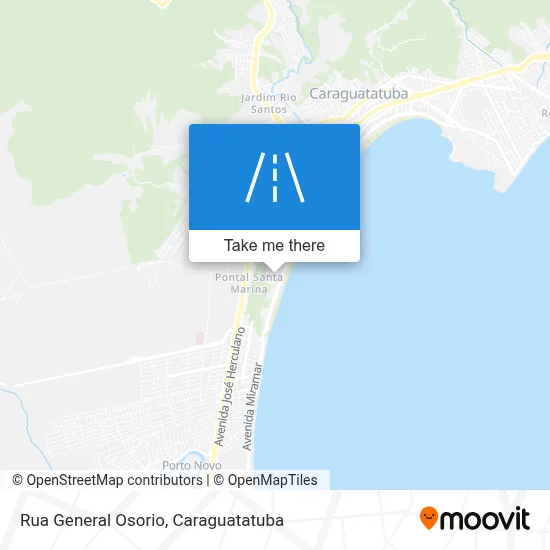 Rua General Osorio map