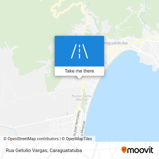 Rua Getulio Vargas map