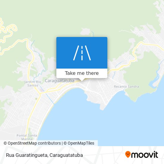 Mapa Rua Guaratingueta