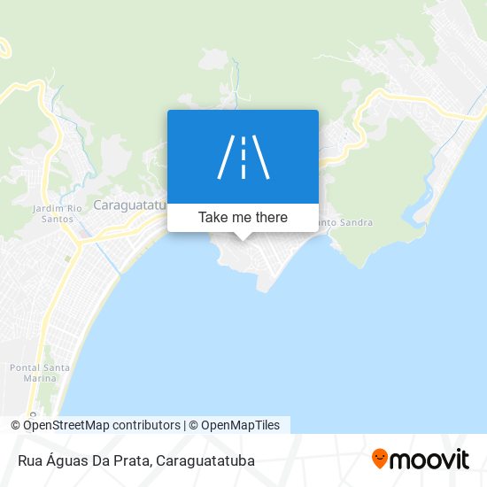 Mapa Rua Águas Da Prata