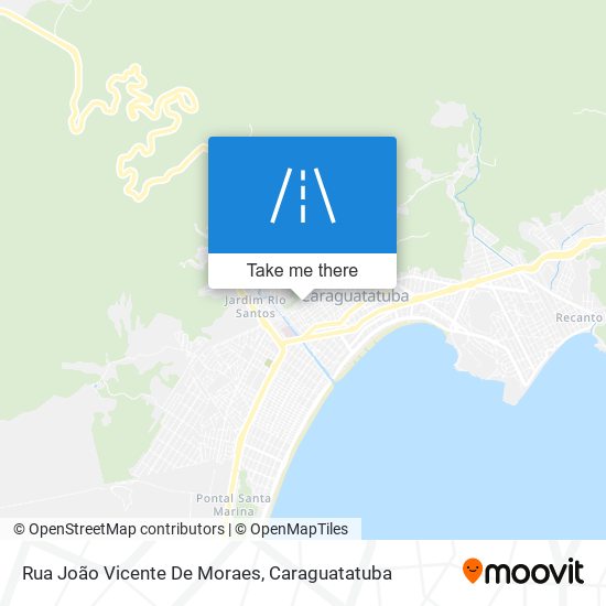 Mapa Rua João Vicente De Moraes