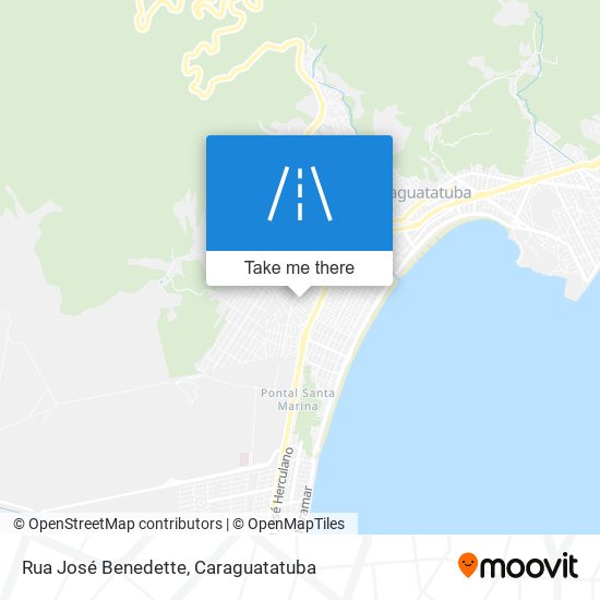 Mapa Rua José Benedette