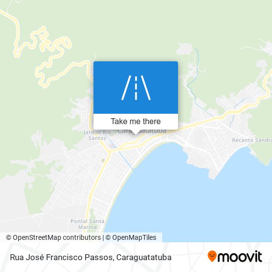 Mapa Rua José Francisco Passos