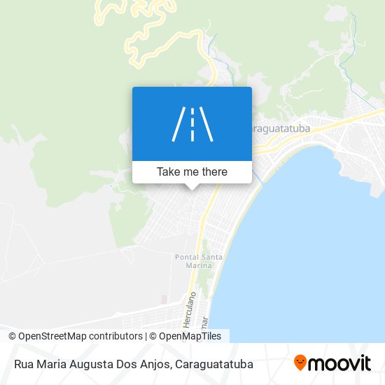 Mapa Rua Maria Augusta Dos Anjos