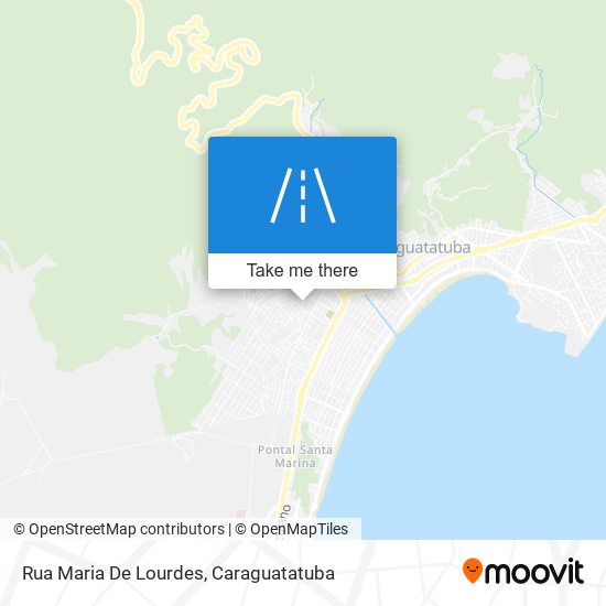 Mapa Rua Maria De Lourdes