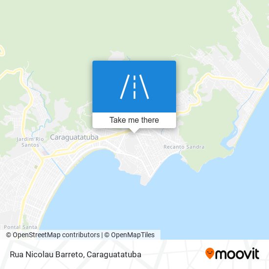 Mapa Rua Nicolau Barreto