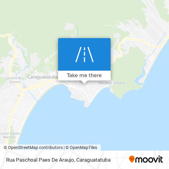 Mapa Rua Paschoal Paes De Araujo