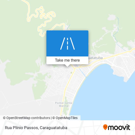 Mapa Rua Plínio Passos