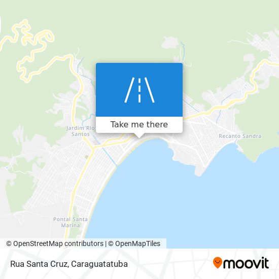 Rua Santa Cruz map