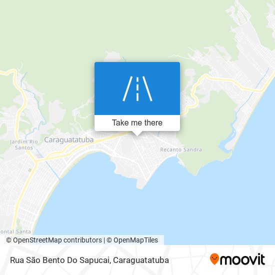 Mapa Rua São Bento Do Sapucai