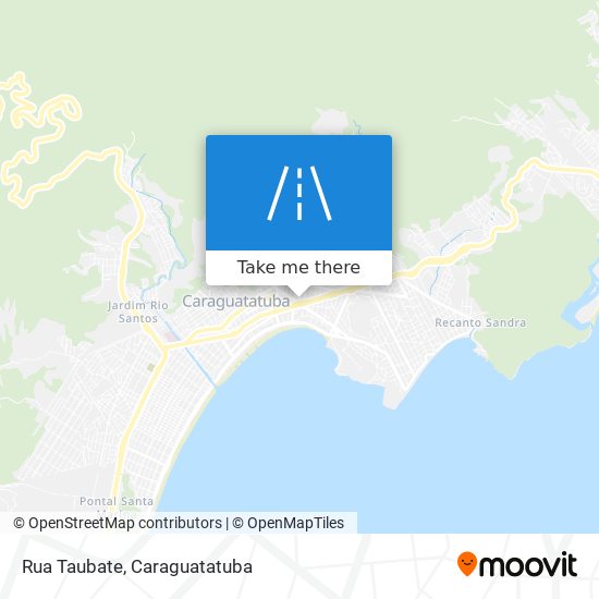 Mapa Rua Taubate