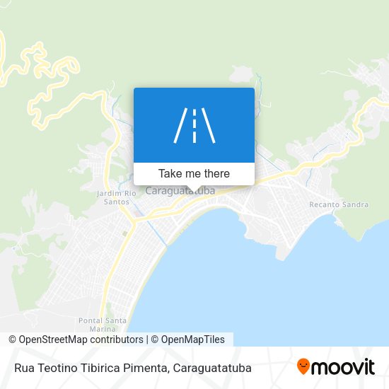 Rua Teotino Tibirica Pimenta map