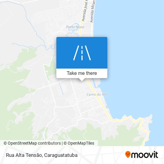 Rua Alta Tensão map