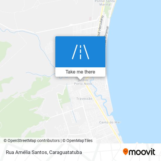 Mapa Rua Amélia Santos