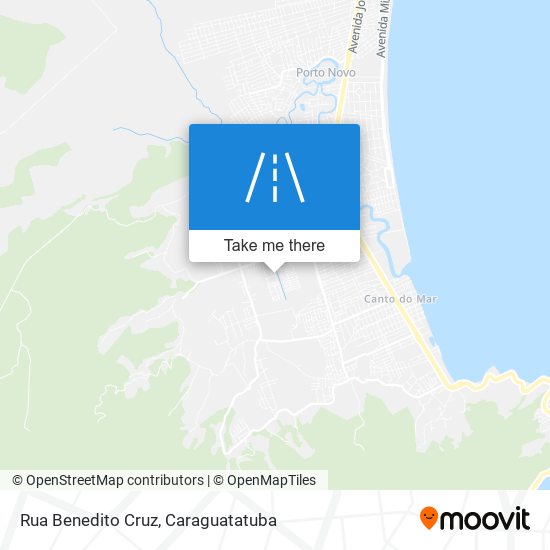 Mapa Rua Benedito Cruz